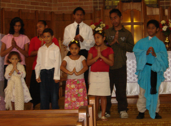Sunday School kids